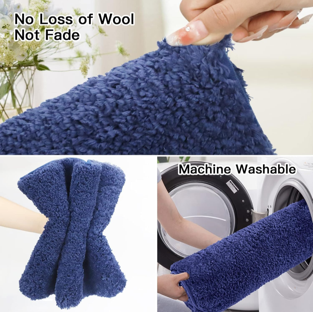 Artificial Grass mat | Extra soft Door Mat | Anti Slip Floor Mat for Home and Kitchen | Anti Skid Water Soaking Bathroom Mat | Super Water Absorbent Rubber Foot Mat | Multicolour