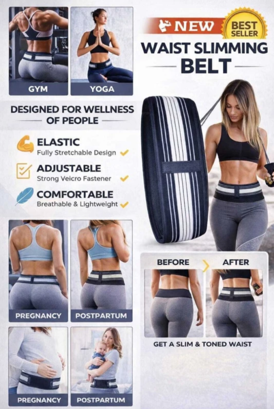 HIP SUPPORT BELT ADJUSTABLE 36-42  Back / Lumbar Support (Black)