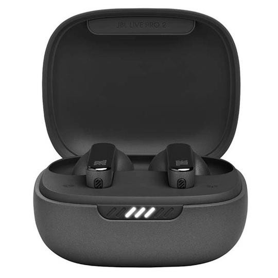 JBL Live Pro 2 Premium In Ear Wireless TWS Earbuds, ANC Earbuds, 40 Hr Playtime, Dual Connect, Customized Bass with Headphones App, 6 Mics for Clear Calls, Wireless Charging, Alexa Built-In, Black