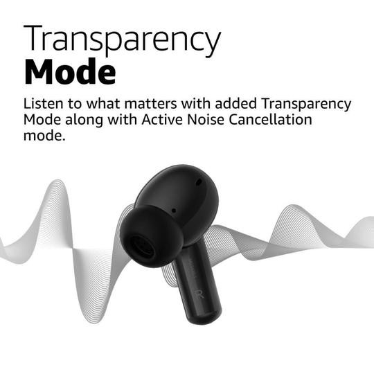 Redmi Buds 5A, Active Noise Cancelling True Wireless Earbuds, upto 30hr playtime, AI Powered ENC for clear calls, Bluetooth V5.4, low latency gaming mode with touch controls, Black