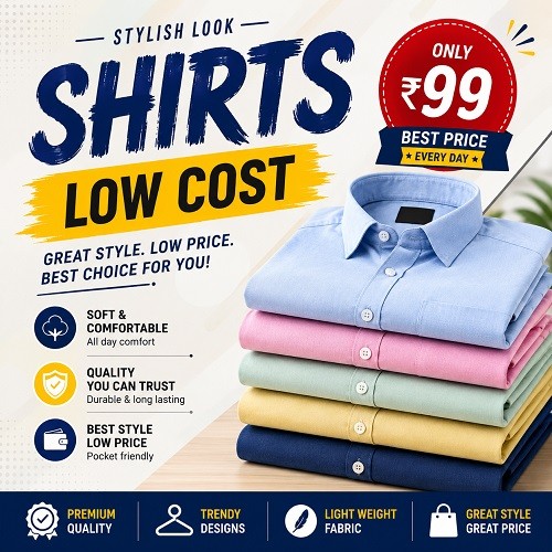 Pack of 10,000 Men S, M, L, XL, 2xl, 3xl with Multi Design, color and Size Shirts