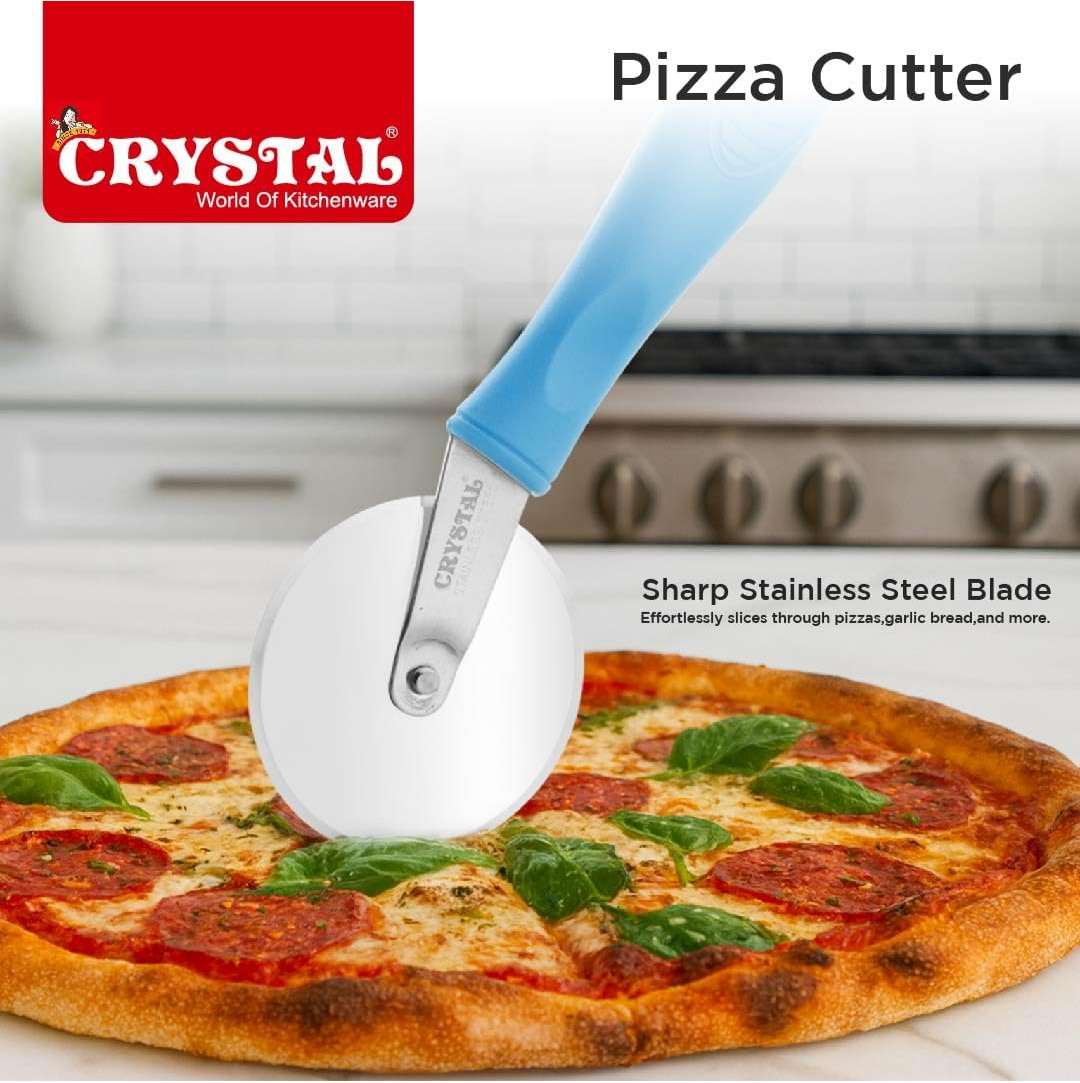 Stainless Steel Pizza Cutter, Multicolour