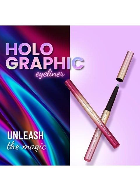 Beauty Holographic Shimmery Eyeliner | Waterproof, Smudge proof, Long lasting eyeliner with easy application | Shade- Nebula
