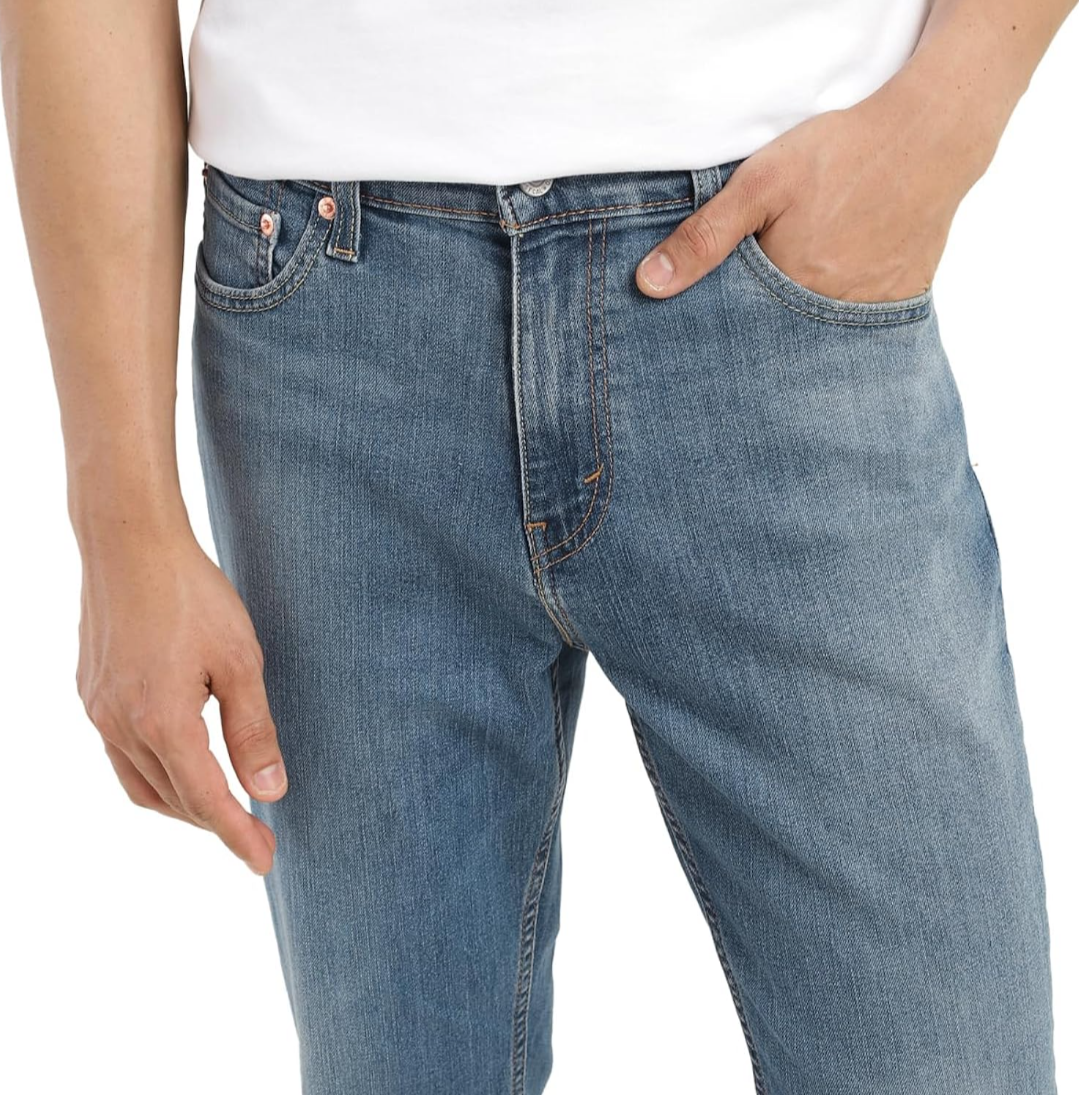 Levi's Men's 511 Slim Fit Mid Rise Blue Jeans