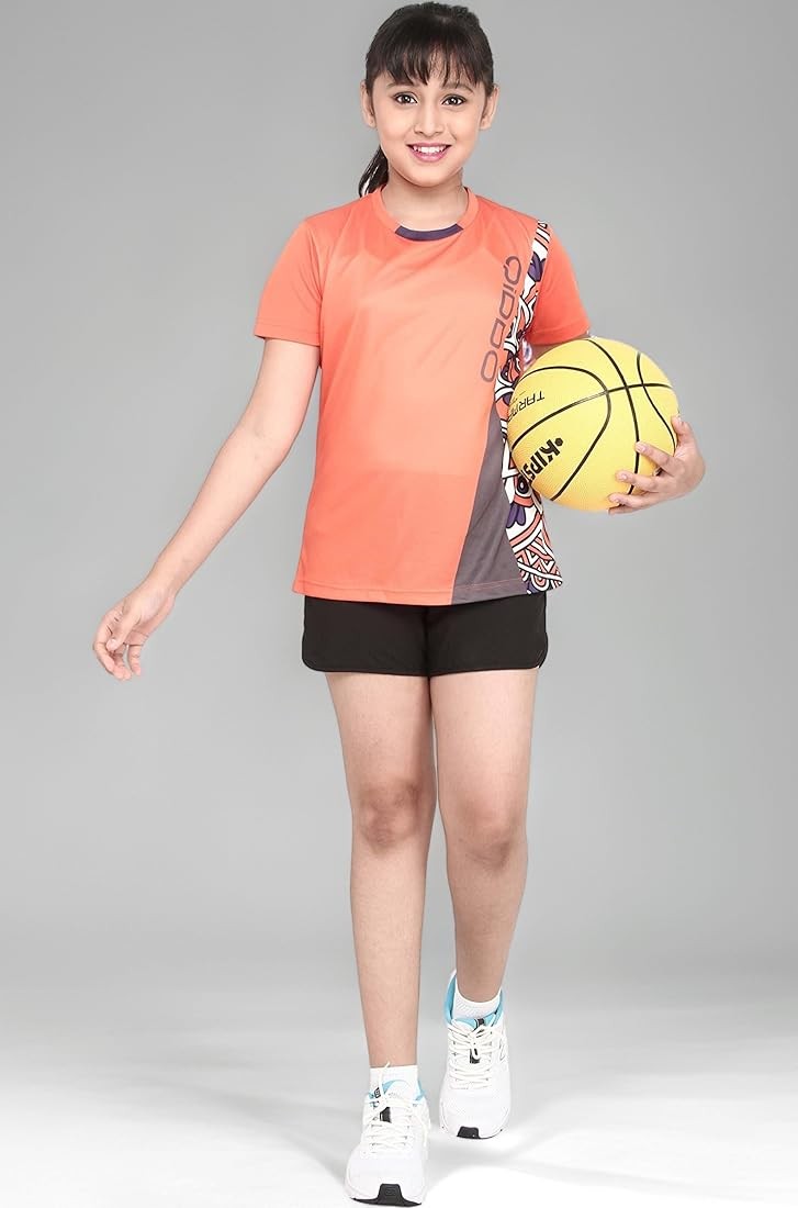 Women's Short |Oversized Cotton T-Shirt | Drop Shoulder| Casual Fit Tee for Women |  T-Shirt Big Profile | Scoop Neck Big Size | Fashion Sports T Shirt
