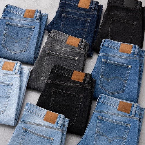 Pack of 1000 Men Jeans with Multi Design, color and Size