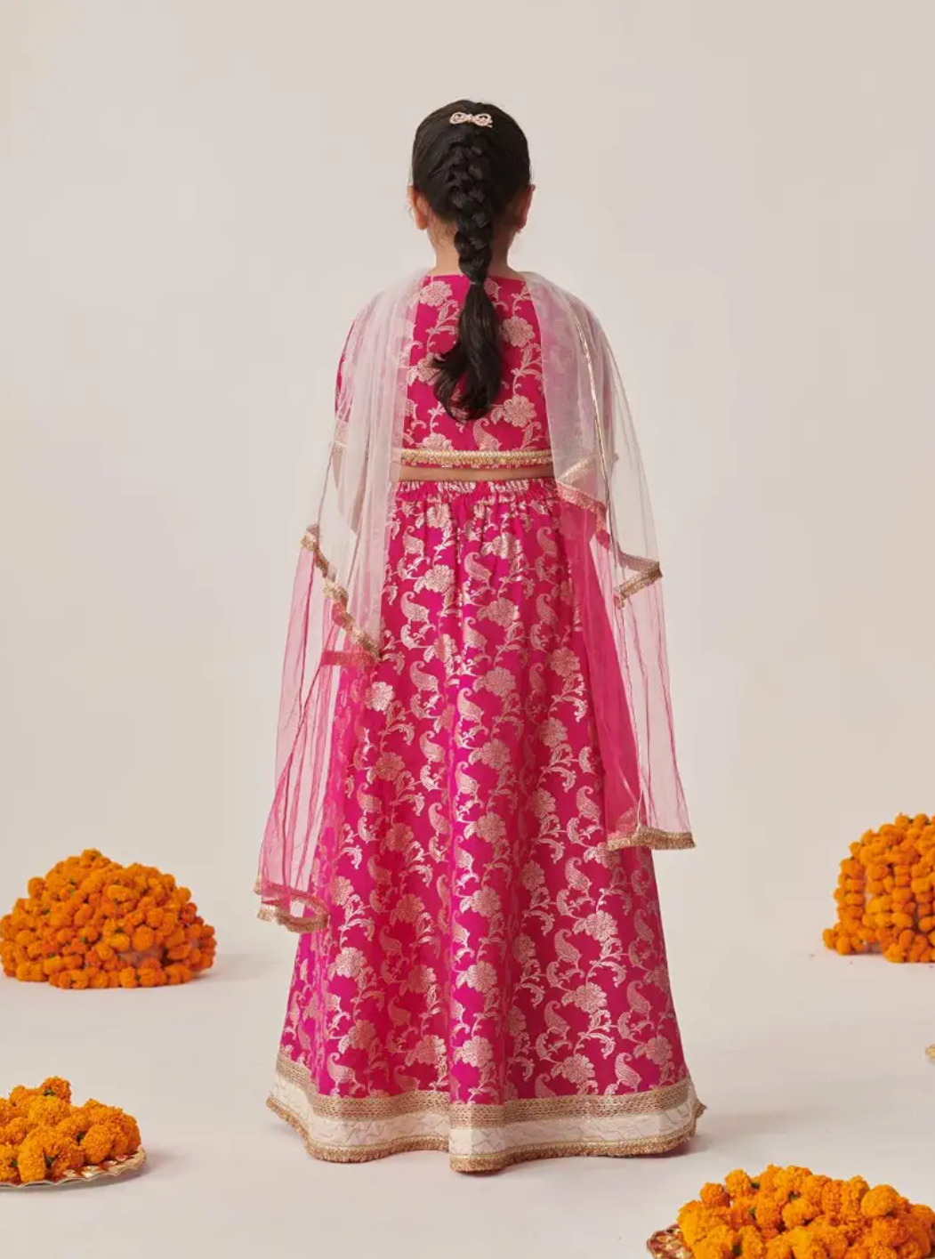 Girls Lehenga And Choli With Dupatta