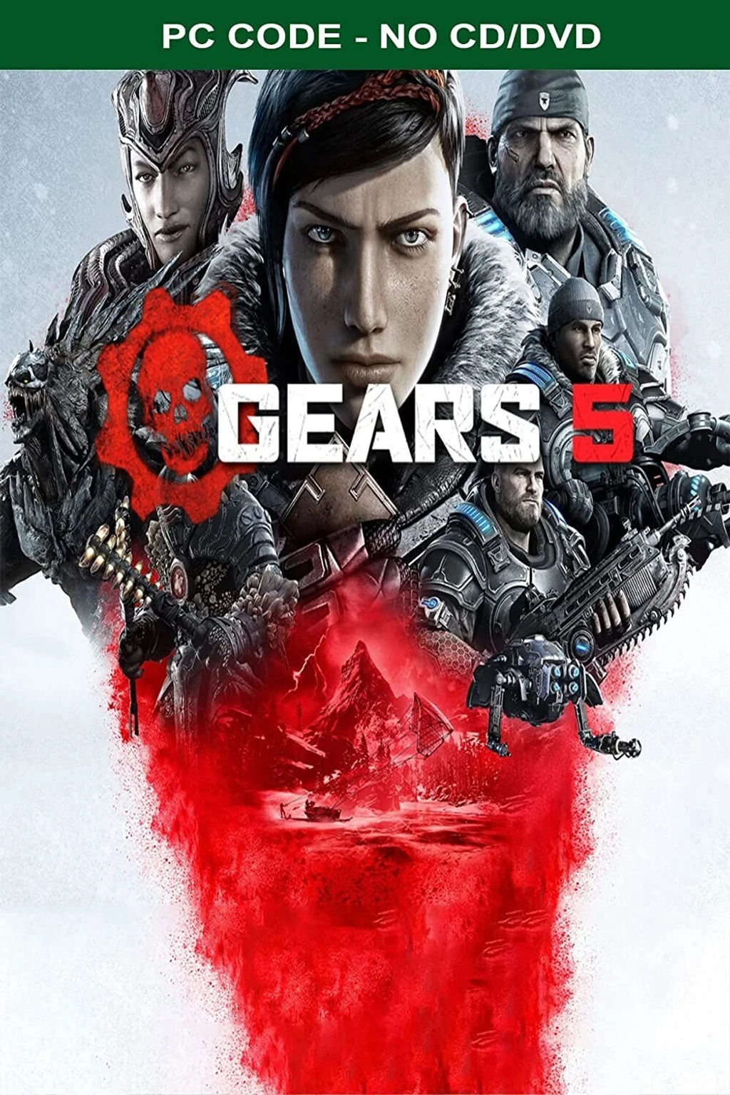 Gears 5 + Gears of War 4 PC Code (No CD/DVD) Special Edition (Code in the Box - for PC)