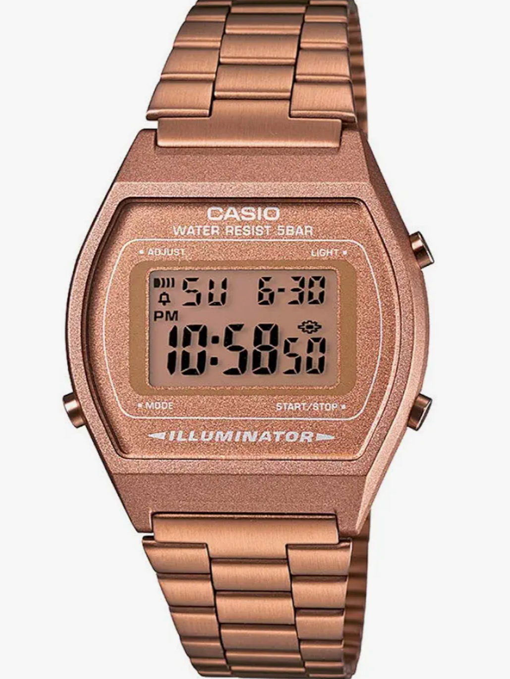 Casio Vintage Series Digital Rose Gold Dial Women's Watch-B640WC-5ADF