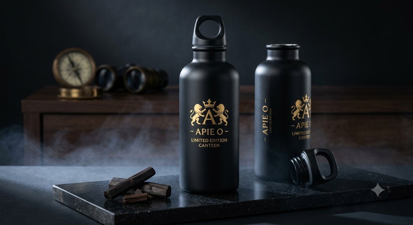 Apieo Premium Packaging Design and Premium Bottle Gold Drinking Water