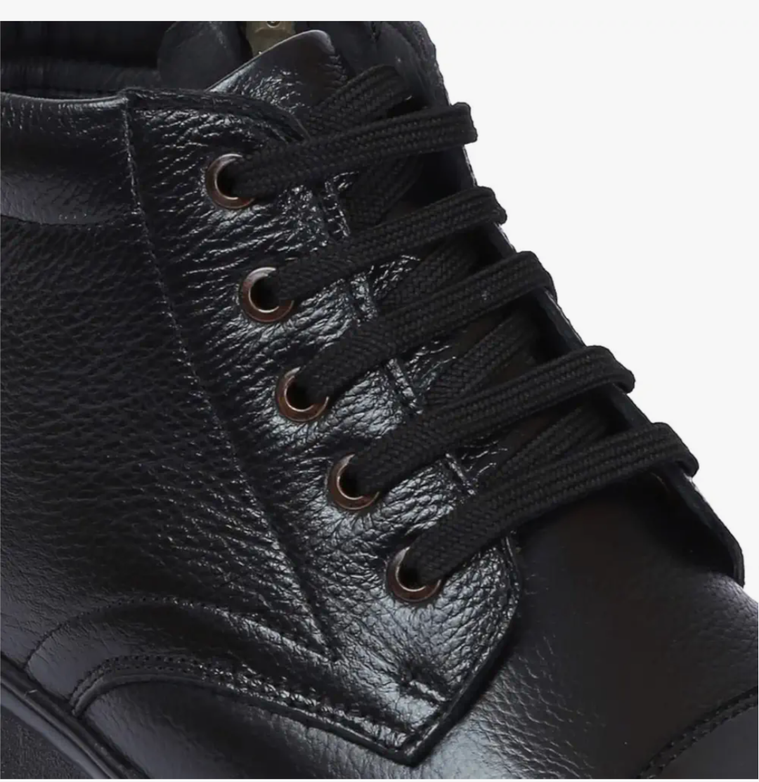 Shoes High Ankle Genuine Leather Shoes For Men ZA-1165 | Super Comfortable Anti-slip Hiking Boots With Cushioned Insole