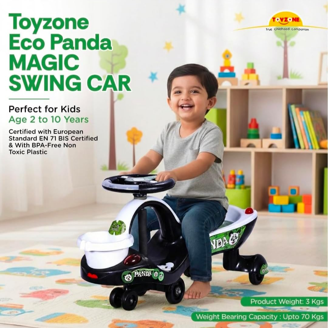 Magic Car | Ride-on Baby Car | Swing Car | Comfortable Seat | Elegant Design | Twister Ride on | for Kids Age 2+