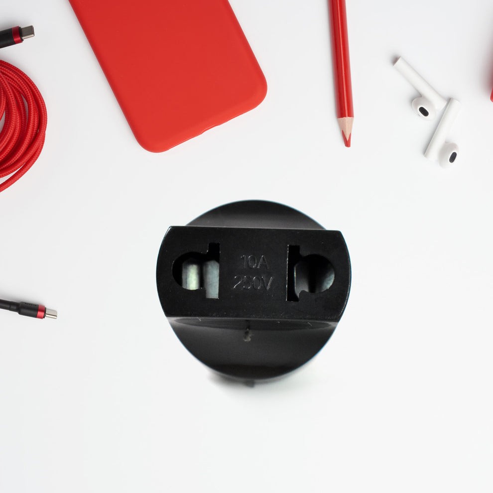 2 Pin Plug Adapter – Universal To Indian Socket Converter | Compshop