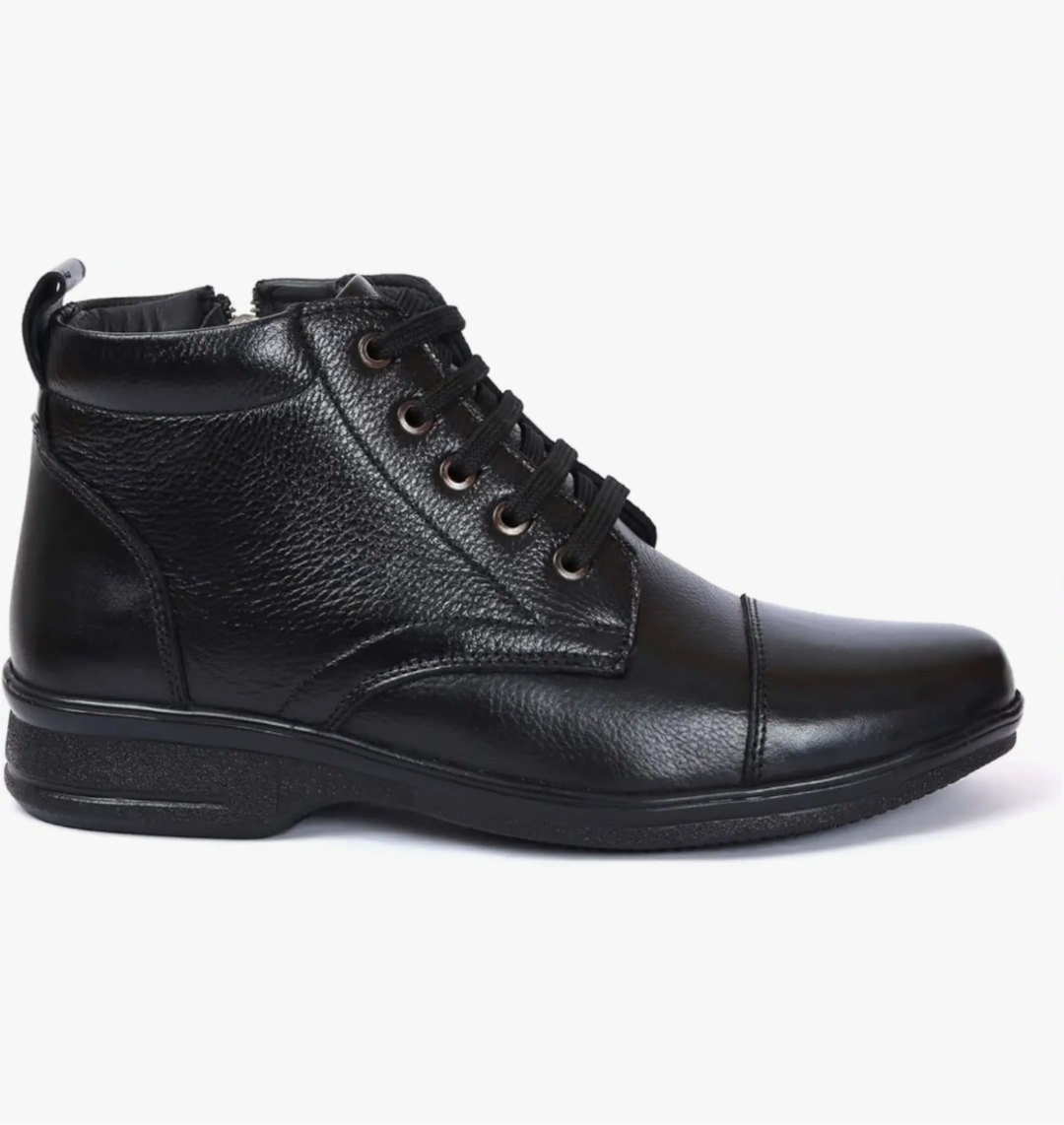 Shoes High Ankle Genuine Leather Shoes For Men ZA-1165 | Super Comfortable Anti-slip Hiking Boots With Cushioned Insole