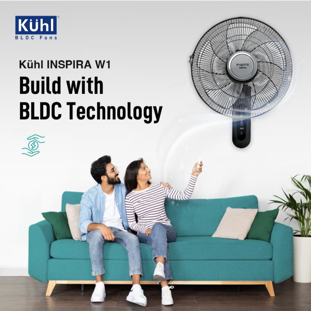 High Velocity Waterproof Black office, gym, home etc. Wall Mount Fan with Manual 360-Degree Tilt Adjustment