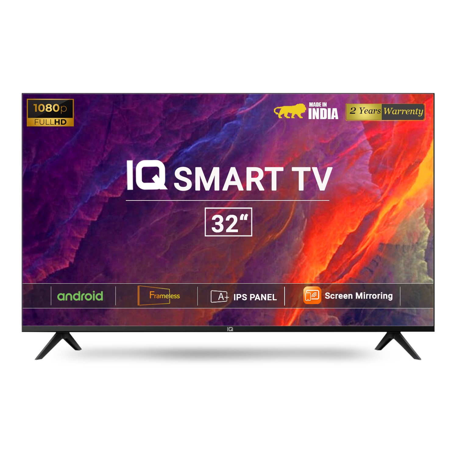 Pack of 100, 32 Inch Full HD Smart android LED TV Frameless (Multi Color, Design, Features, Brand)