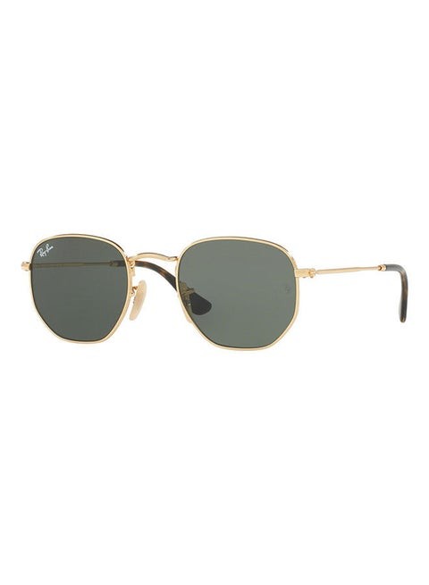 Original Ray-Ban Men UV Protection Hexagon Sunglasses - RB3548N - Lens Size: 54 mm - Gold