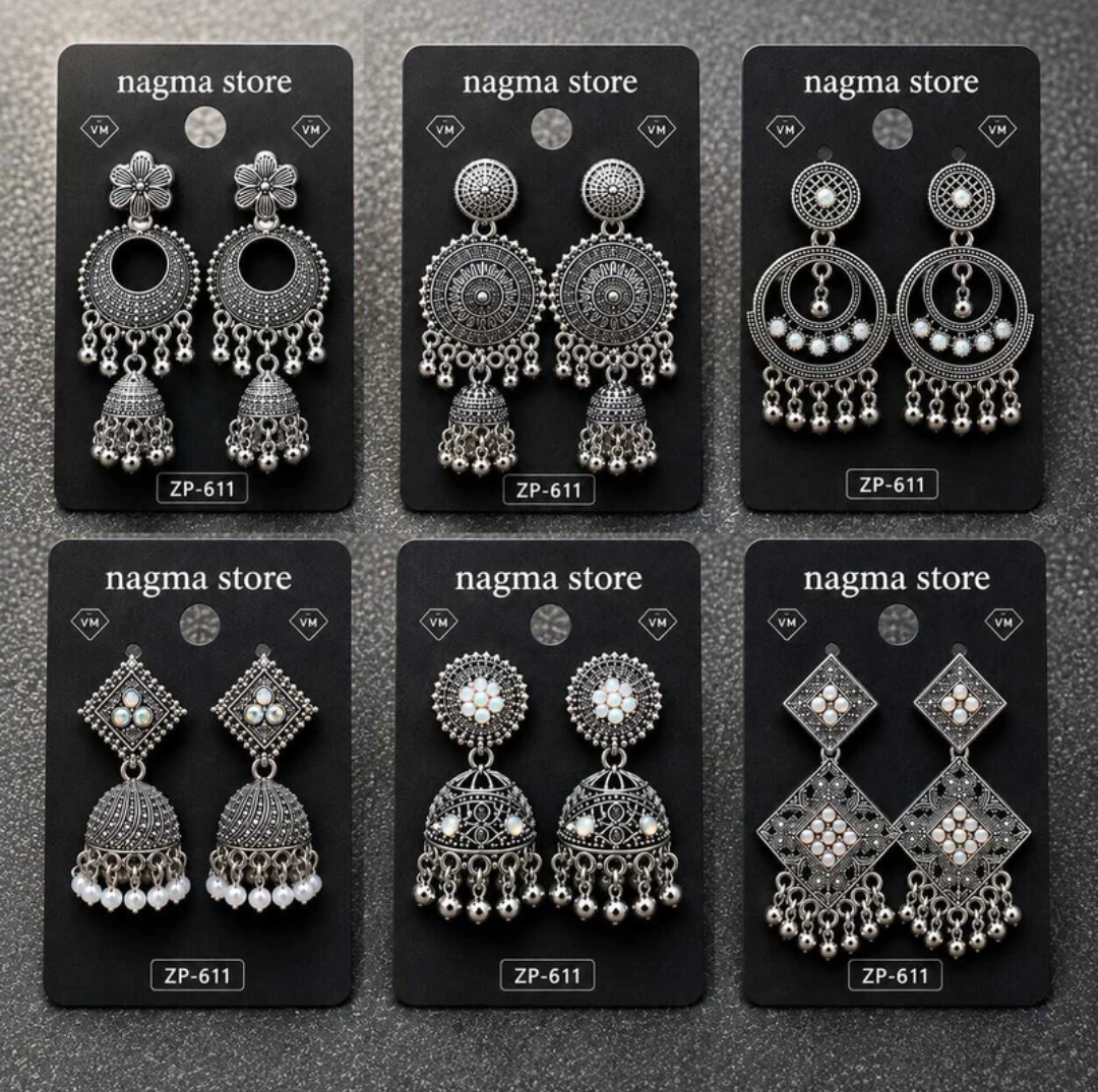 Luxury Earrings for Women Jewellery Earrings Afghani Jhumka earrings ear rings for Girls and Women
