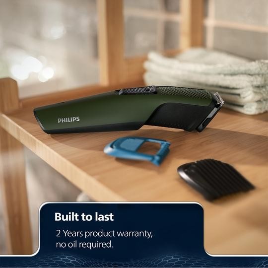 Philips Cordless Beard Trimmer with Dura Power Technology, 30 Min Runtime & 3 Length Settings (BT1230/18)