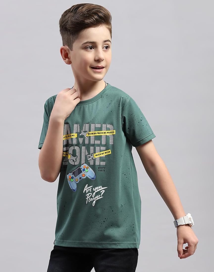 Boys Cotton Regular fit T-Shirts |Soft Cotton Breathable Fabri