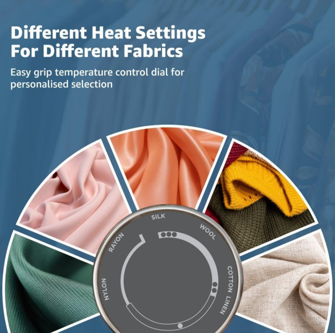 Heavy-duty iron |fast and efficient ironing |Aerodynamic Design