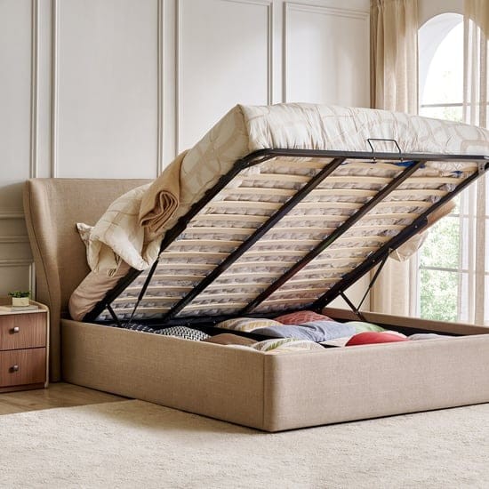 Luxury black Leather Bed, King Size Bed Frame, Bed Room Furniture