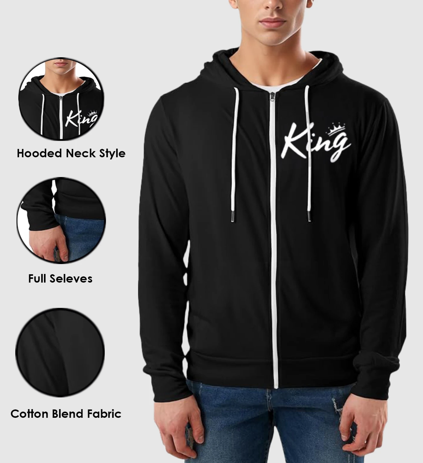 Pack of 200 Men S, M, L, XL, XXL, Solid Hooded Neck Cotton Blend with Multi color and Size T-Shirt