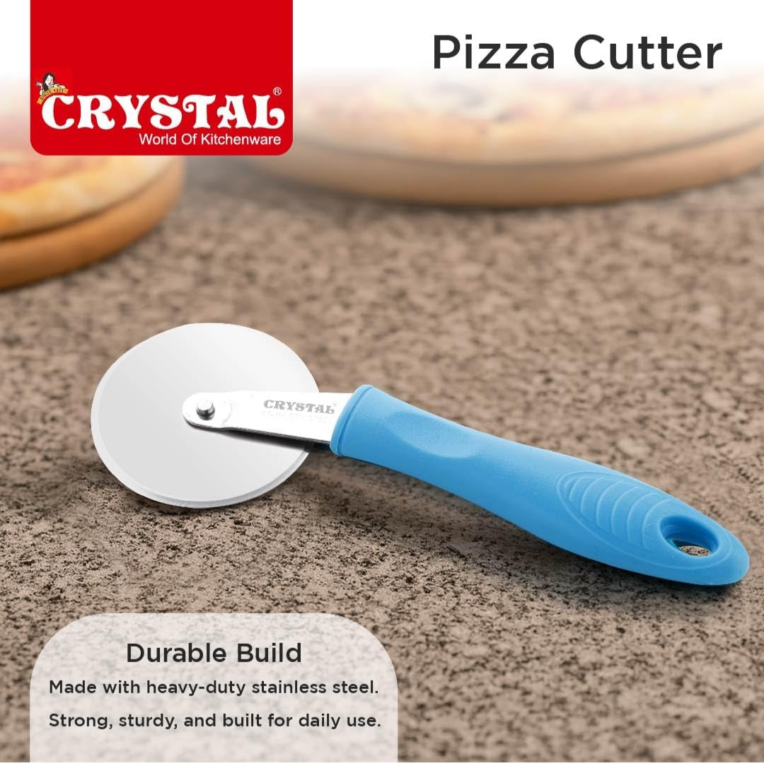 Stainless Steel Pizza Cutter, Multicolour