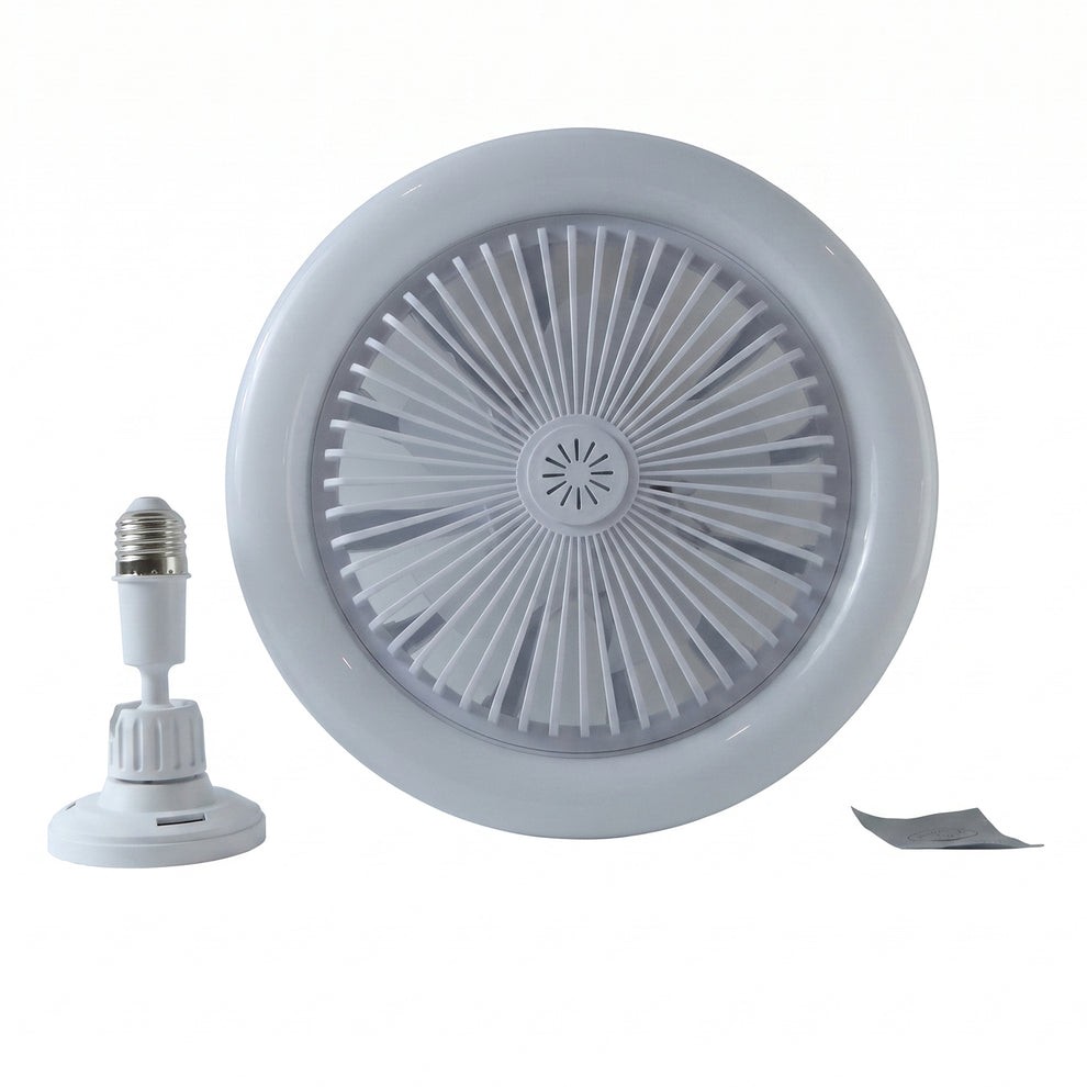 2 In 1 LED Ceiling Fan With Light For Bedroom Living Room E27 Base